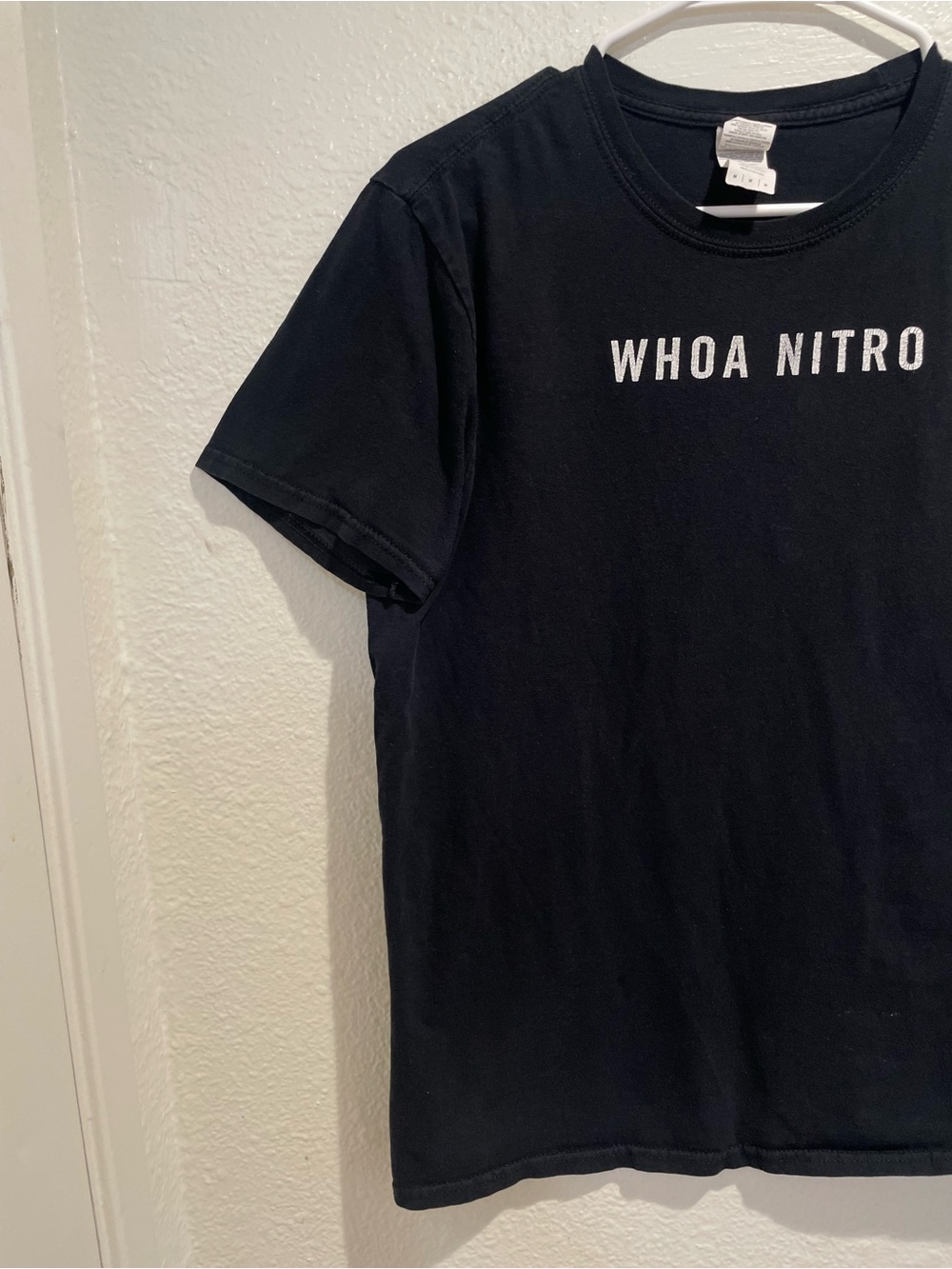 āļø Starbucks Whoa Nitro Cold Brew Tee Graphic Shirt Medium M ⢠Black Merch Cute - Picture 2 of 8